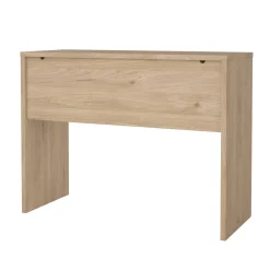 Scrivania lineare rovere 100x39cm con 2 cassetti - Acero