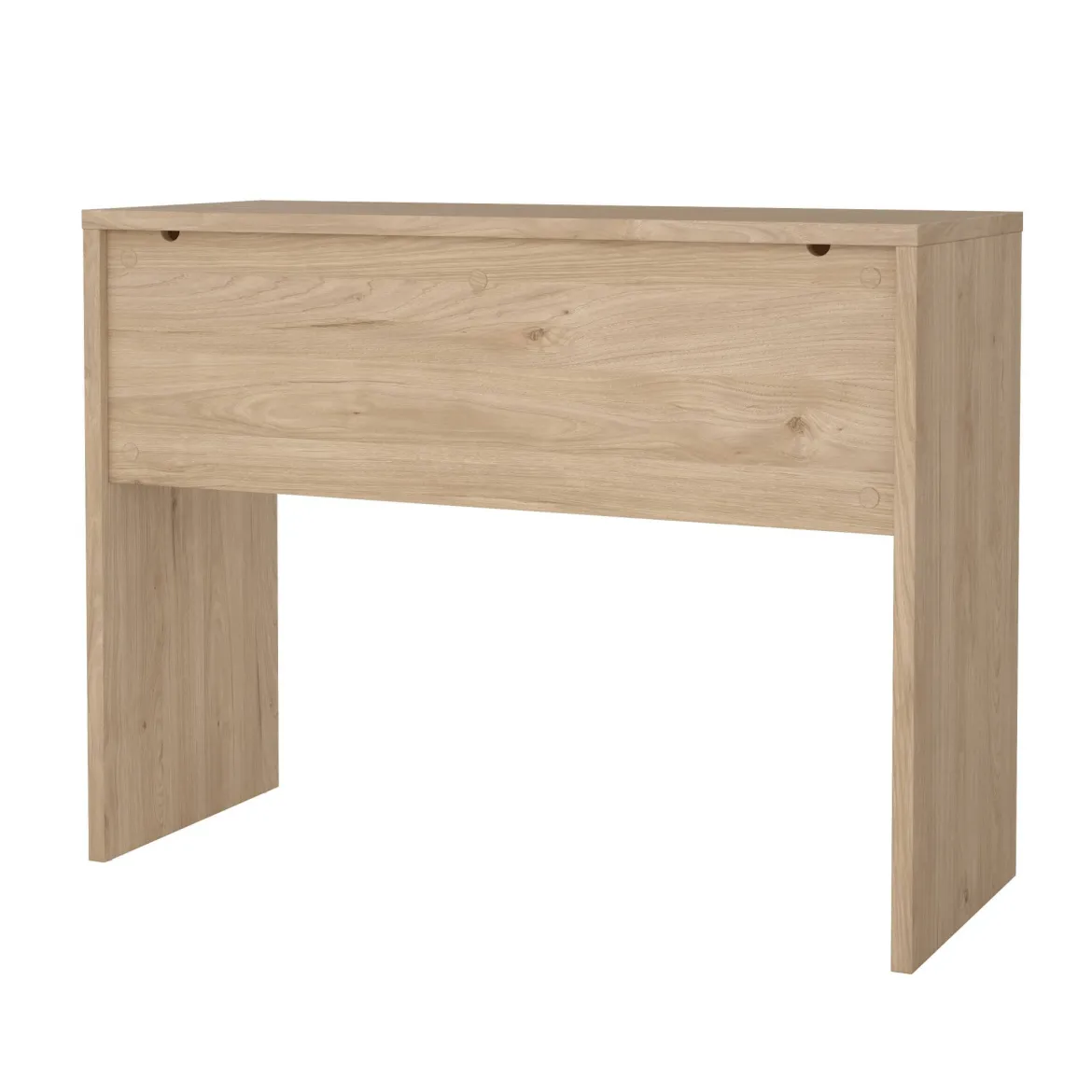 Scrivania lineare rovere 100x39cm con 2 cassetti - Acero