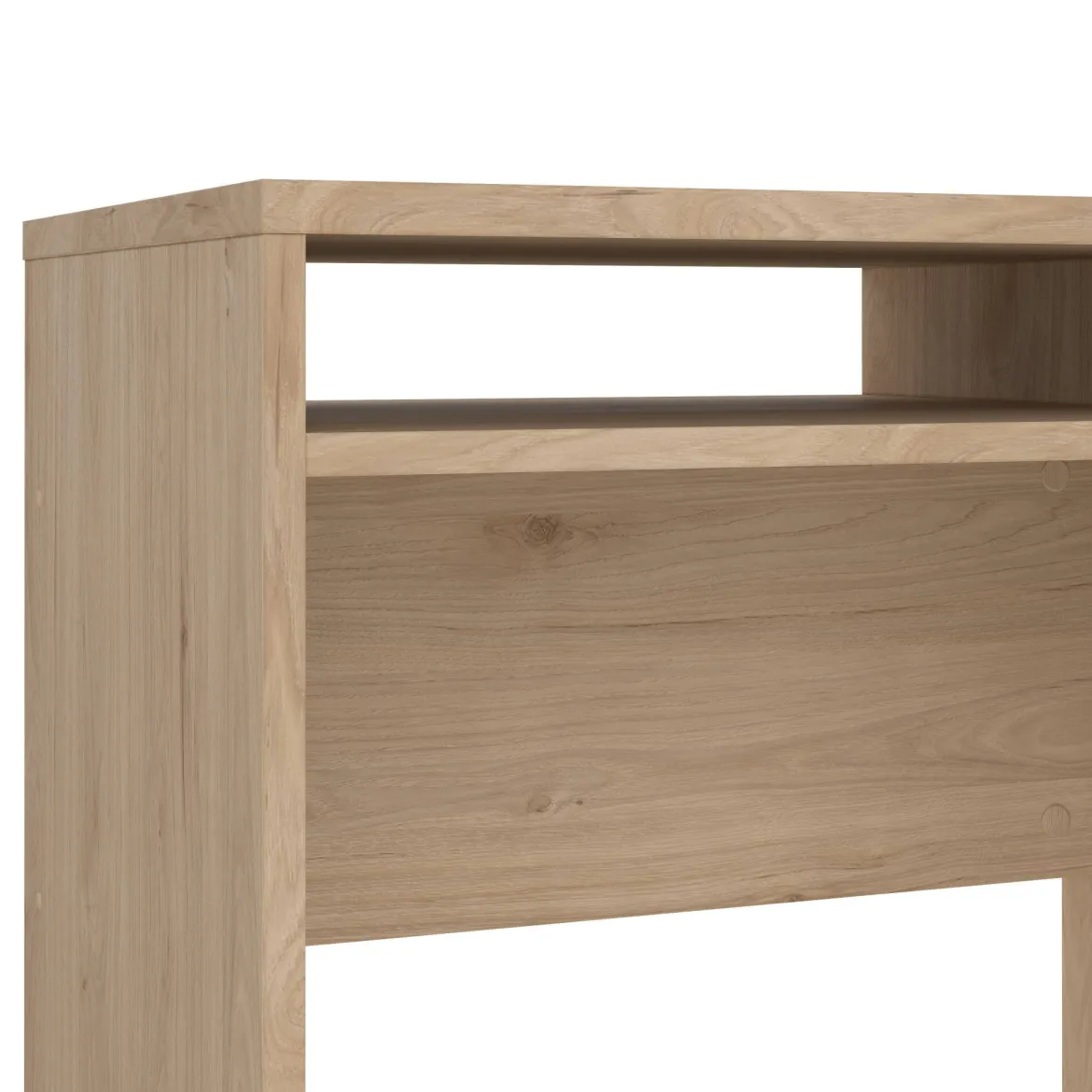 Scrivania lineare rovere 110x48cm con 1 cassetto - Abbadu