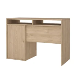 Scrivania lineare rovere 110x48cm con 1 cassetto - Abbadu
