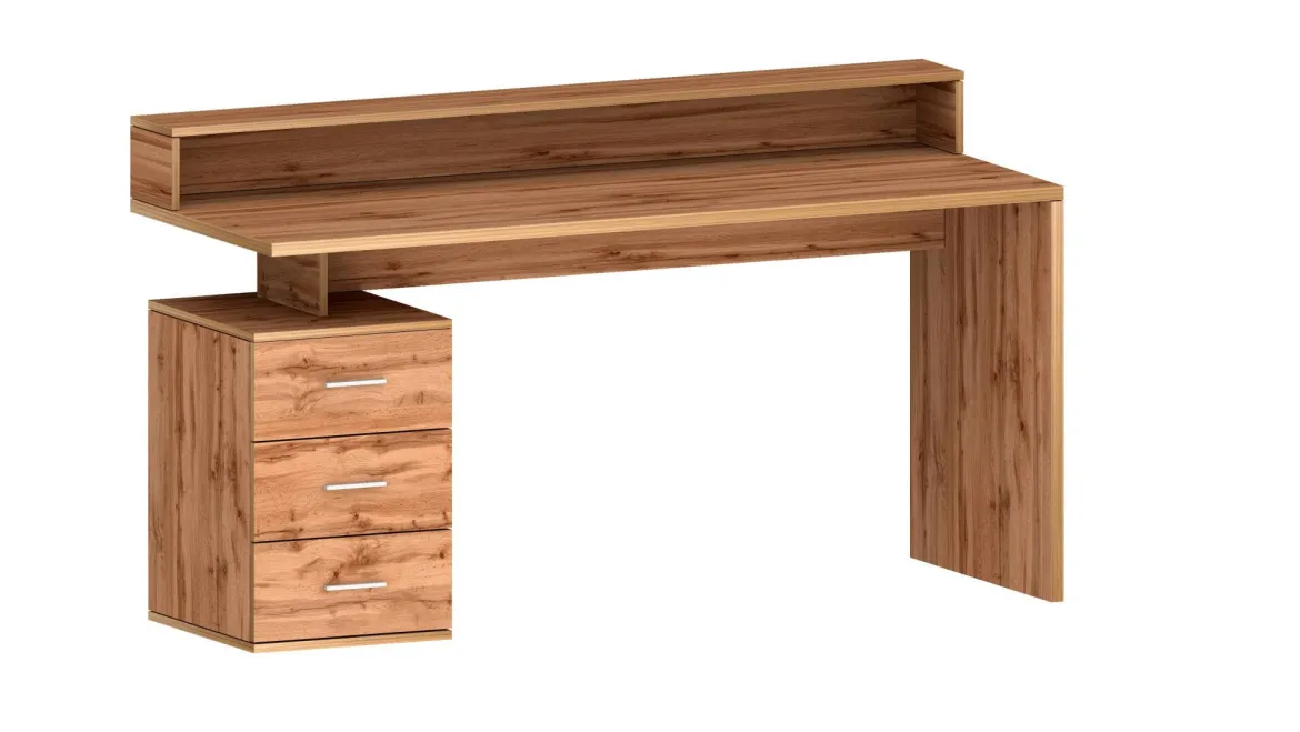 Scrivania lineare rovere 180x60cm - Poseidone
