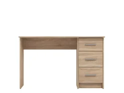 Scrivania Marrone Rovere un Ripiano Sfumatura Colore Ripiano Rovere 90x40x73h cm, Materiale Piano in Legno Nobilitato - Urio