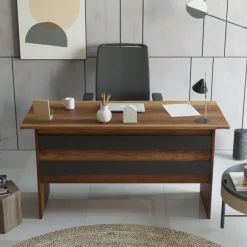 Scrivania No noce e antracite 140x60cm - Antilia