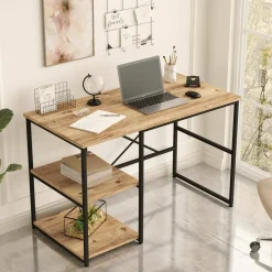 Scrivania No quercia 120x60cm con libreria - Giusto
