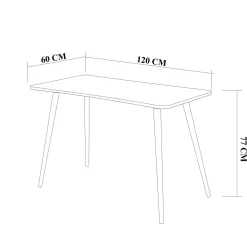 Scrivania No quercia 120x60cm - Limite