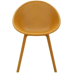 Sedia Arancione 2 Sedie Adatto per Indoor/outdoor, Materiale Struttura in Plastica - Tansen