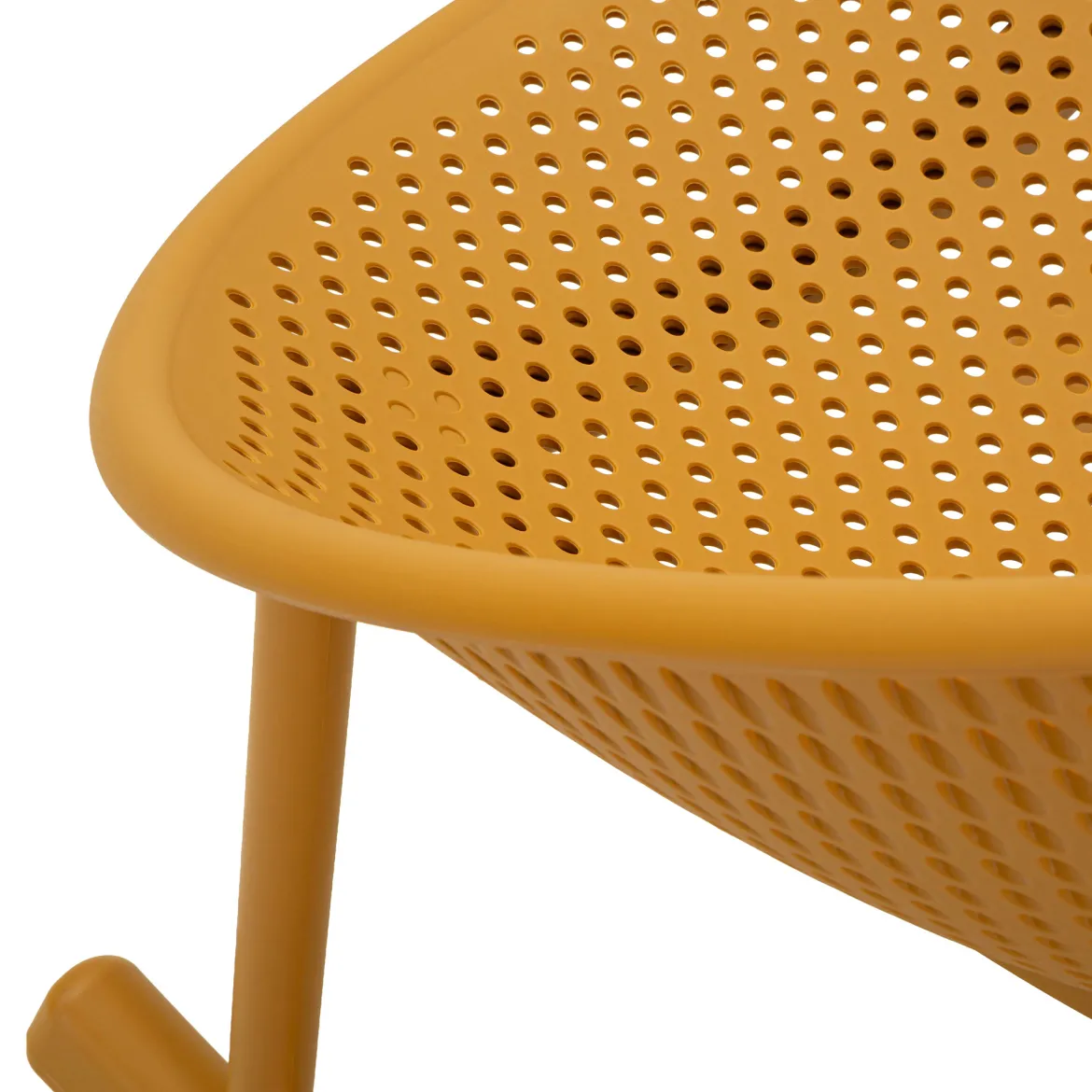 Sedia Arancione 2 Sedie a Dondolo, Adatto per Indoor/outdoor, Materiale Struttura in Plastica - Phunt