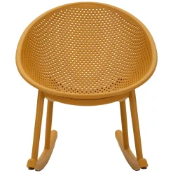 Sedia Arancione 2 Sedie a Dondolo, Adatto per Indoor/outdoor, Materiale Struttura in Plastica - Phunt