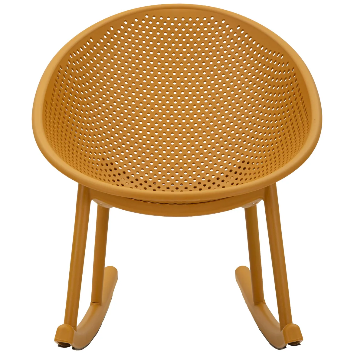 Sedia Arancione 2 Sedie a Dondolo, Adatto per Indoor/outdoor, Materiale Struttura in Plastica - Phunt
