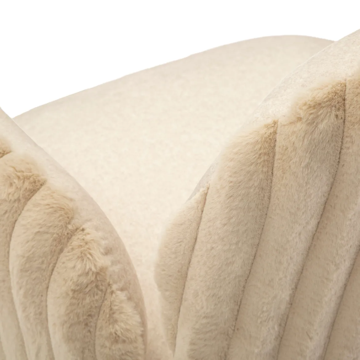 Sedia Bianco Crema Beige 2 Sedie Imbottito, Sfumatura Colore Struttura Crema - Zans
