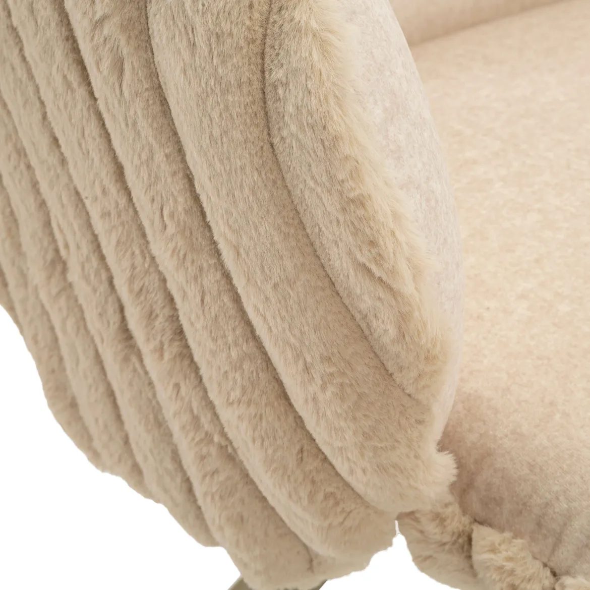 Sedia Bianco Crema Beige 2 Sedie Imbottito, Sfumatura Colore Struttura Crema - Zans