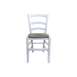 Sedia Bianco 2 Sedie Colore Seduta Bianco, - Catone
