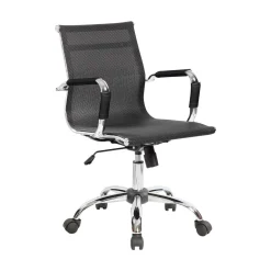 Sedia con ruote Dardit, Nero, 62x54h92/102 cm