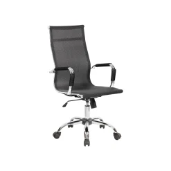Sedia con ruote Dardit, Nero, 63x54h106/116 cm