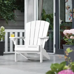 Sedia da esterno Creston, 80x93 h93 cm, Bianco