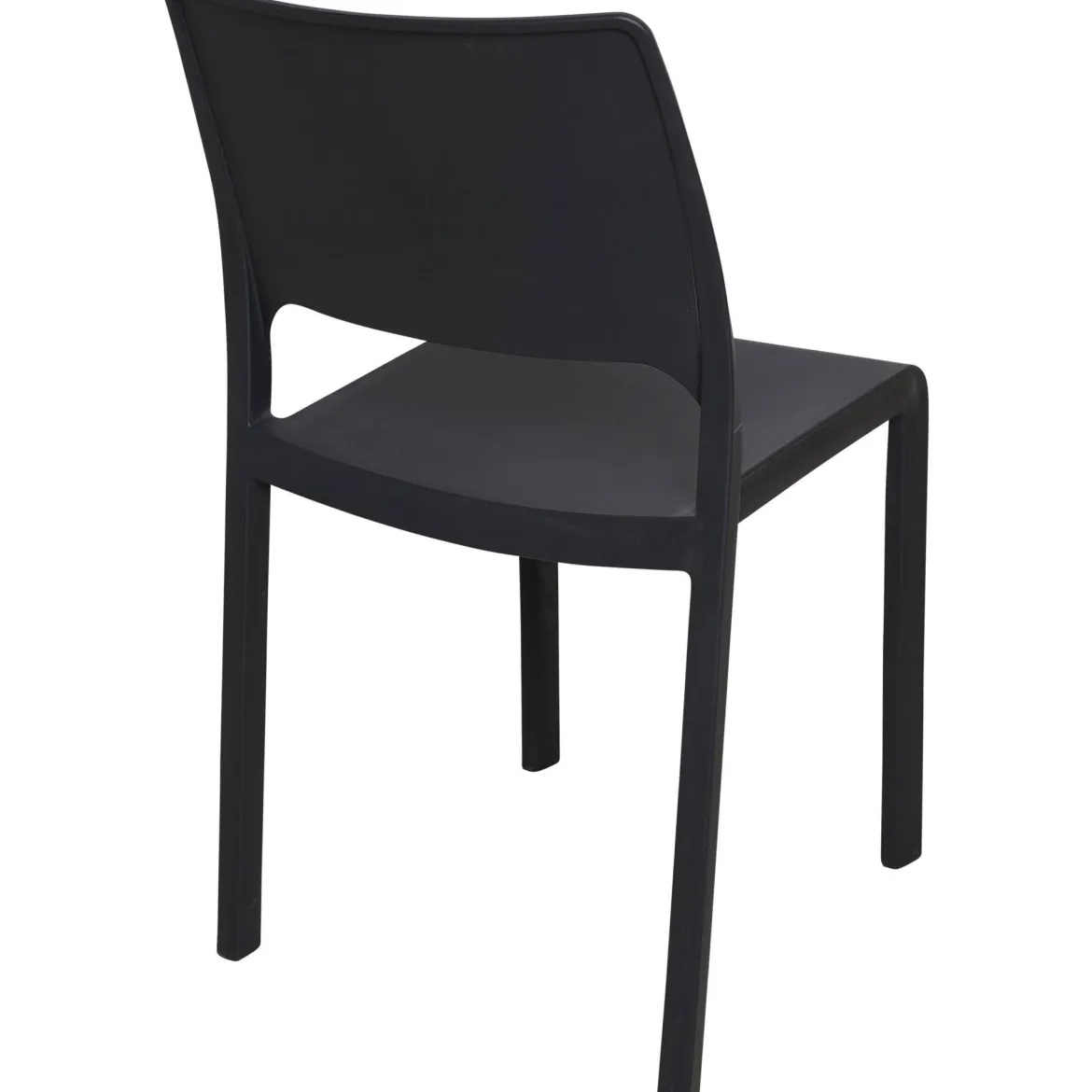 Sedia da esterno design impilabile antracite - Cereseto