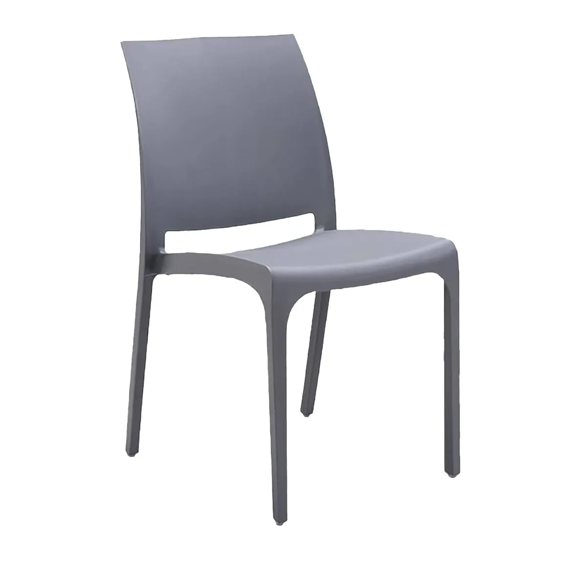 Sedia da esterno resistente grigio - Tambora