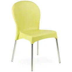 Sedia da Esterno Verde una Sedia Impilabile, Peso Supportato 120 kg Made in Italy - Linder