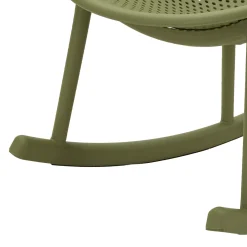 Sedia Verde 2 Sedie a Dondolo, Adatto per Indoor/outdoor, Materiale Struttura in Plastica - Phunt