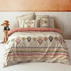 Set di copripiumino matrimoniale e 2 federe Grand River, Multicolore, 260x220 cm