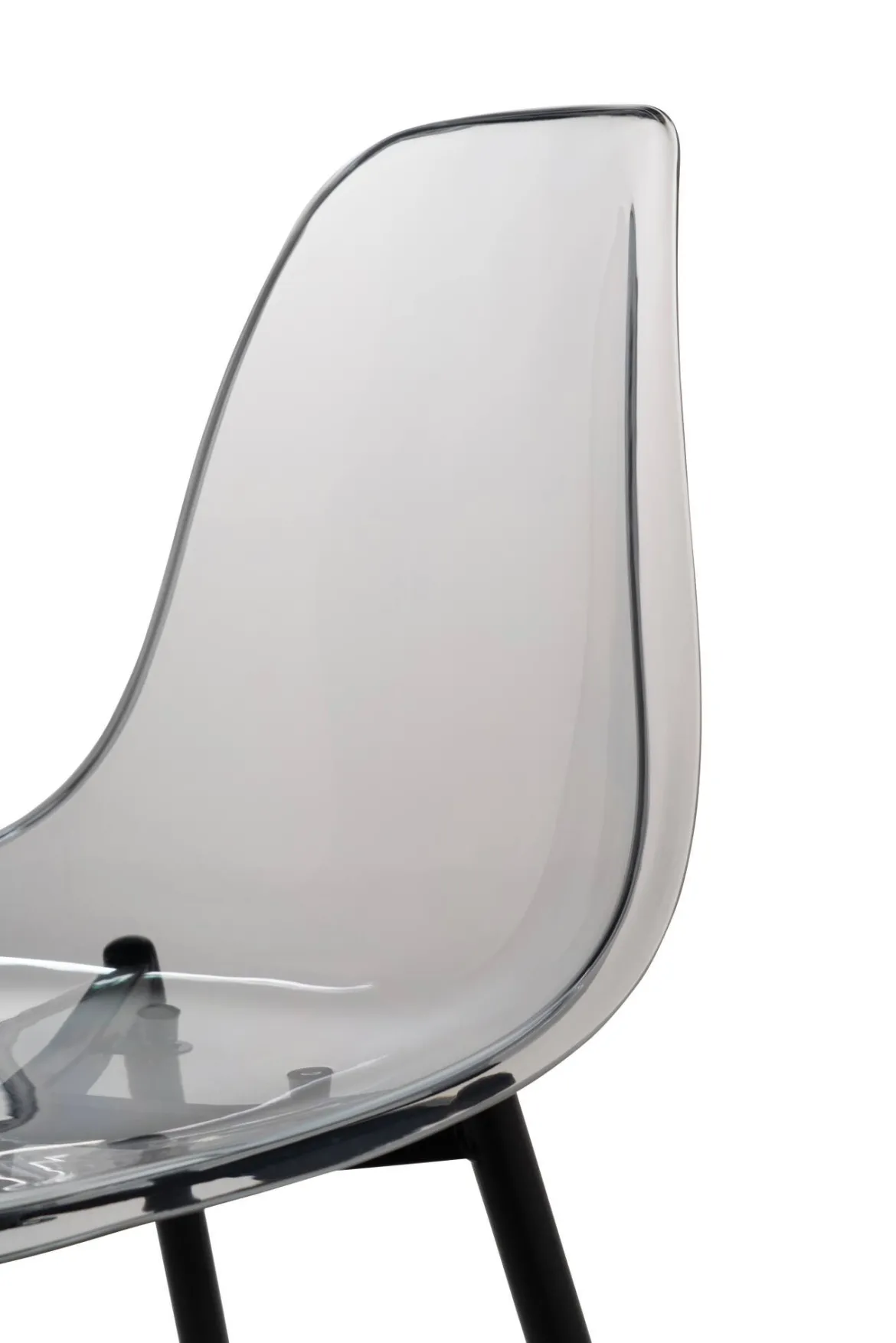 Set di 4 sedie design in plastica fume - Amstrong