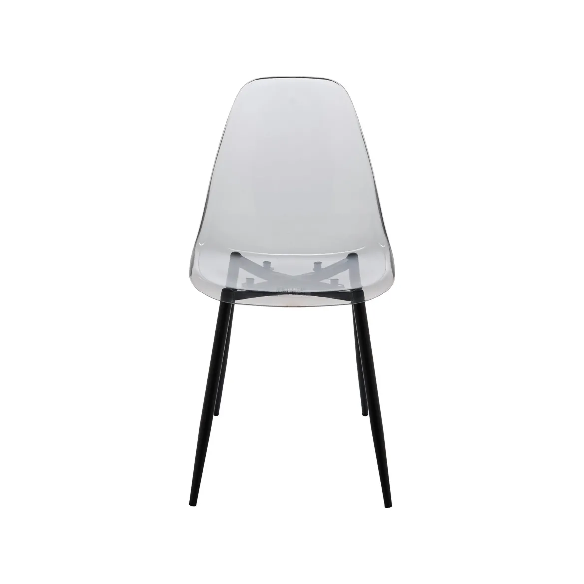 Set di 4 sedie design in plastica fume - Amstrong