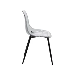 Set di 6 sedie design in plastica fume - Amstrong