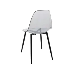 Set di 6 sedie design in plastica fume - Amstrong