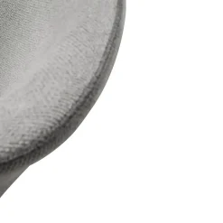 Set di Sedie Grigio Chiaro Nero 4 Sedie Imbottito, Sfumatura Colore Struttura Chiaro - Staffolo