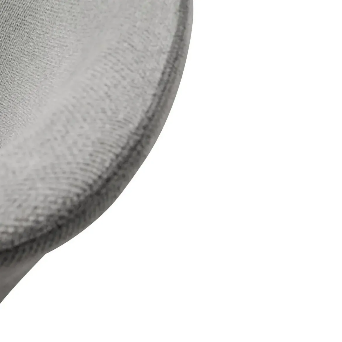 Set di Sedie Grigio Chiaro Nero 4 Sedie Imbottito, Sfumatura Colore Struttura Chiaro - Staffolo