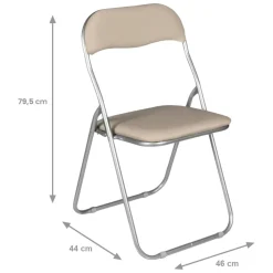 Set di Sedie Grigio Grigio 10 Sedie Imbottito, Peso Supportato 80 kg - Antenore