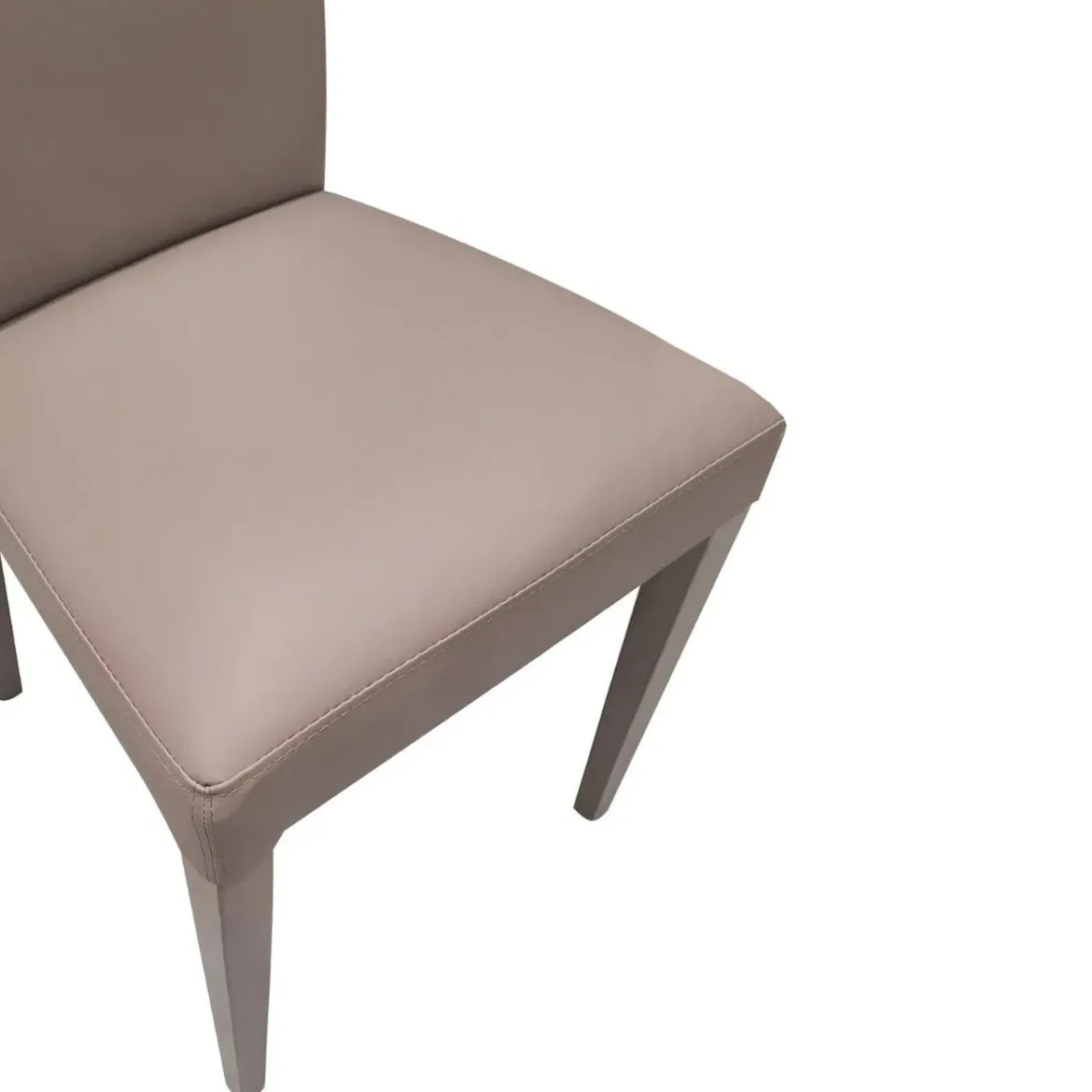 Set di Sedie Grigio Tortora 2 Sedie Imbottito, Effetto Laccato - Ferraris