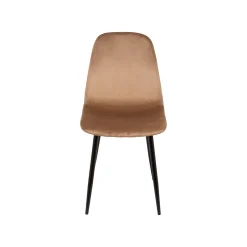 Set di 4 sedie pranzo imbottite in velluto beige - Arter