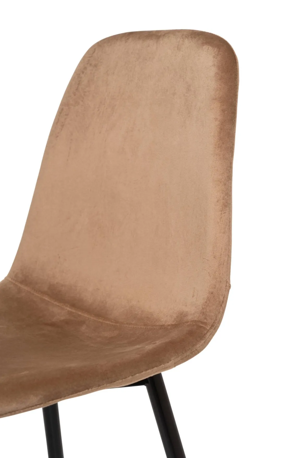 Set di 2 sedie soggiorno imbottite in velluto beige - Arter