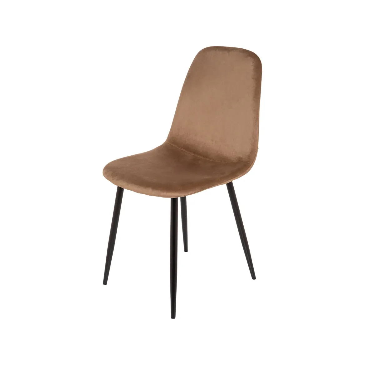 Set di 2 sedie soggiorno imbottite in velluto beige - Arter