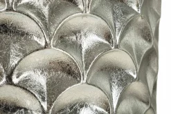Set di 2 vasi Premezzo, 37x37 h92 cm, Argento