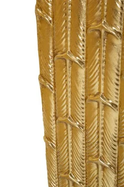 Set di 2 vasi Tirreni, 40x40 h99 cm, Oro