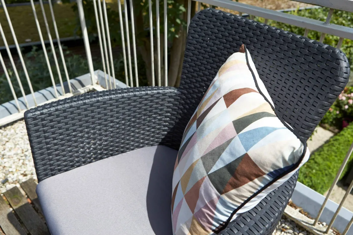Set salotto balcone 2 poltrone antracite - Brooks