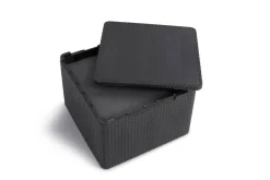Set salotto esterno 2 poltrone e 1 divano antracite - Barrhead
