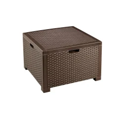Set salotto giardino 2 poltrone e 1 divano marrone - Cameri