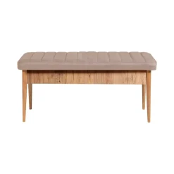 Set tavolo allungabile 8 posti 2 sedie e 1 panca in legno - Padru