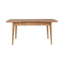 Set tavolo allungabile 8 posti 2 sedie e 1 panca in legno - Padru