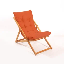 Set Tavolo e Sedie Arancione 2 Posti Dimensione Tavolo 40x40h40 cm, Dimensione Seduta 59x44h90 cm - Leni