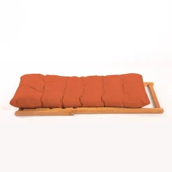 Set Tavolo e Sedie Arancione 2 Posti Dimensione Tavolo 40x40h40 cm, Dimensione Seduta 59x44h90 cm - Leni