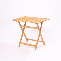 Set Tavolo e Sedie Bianco Crema 2 Posti Dimensione Seduta 40x30h81 cm, Dimensione Tavolo 80x60h72 cm - Nazzano