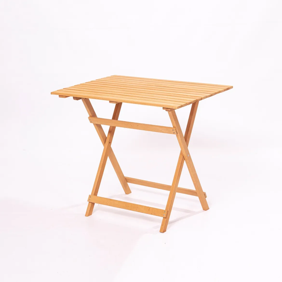 Set Tavolo e Sedie Bianco Crema 2 Posti Dimensione Seduta 40x30h81 cm, Dimensione Tavolo 80x60h72 cm - Nazzano