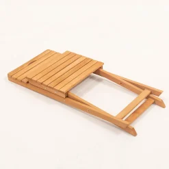 Set Tavolo e Sedie Marrone 4 Posti Dimensione Tavolo 80x60h72 cm, Dimensione Seduta 40x30h81 cm - Fanano