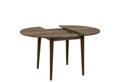 Set tavolo rotondo allungabile e 2 sedie imbottite - Bee