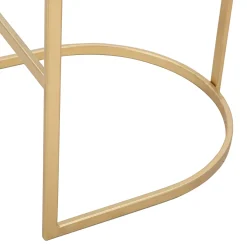 Sgabello oro Nero Imbottito Rivestimento in Velluto 45x45x90h cm, Materiale Struttura in Metallo - Daparoha