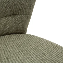 Sgabello Verde Nero Imbottito Colore Struttura Nero 52x59x108h cm, Materiale Struttura in Legno Nobilitato - Guadal